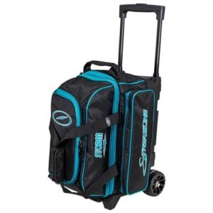 Storm Streamline 2 Ball Roller Diamond Black Aqua Bowling Bag