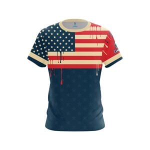 Patriotic Drip Semi-Custom CoolWick Bowling Jersey