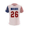 USA Baseball Semi-Custom CoolWick Bowling Jersey - Image 3