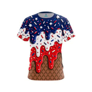 Star Spangled Cone Semi-Custom CoolWick Bowling Jersey