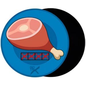 KR Strikeforce Round Shammy Leather Pad Hambone