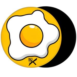 KR Strikeforce Round Shammy Leather Pad Fried Egg