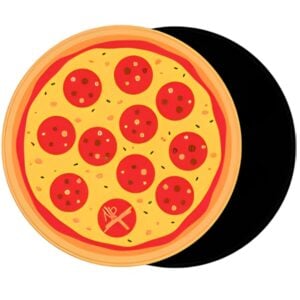 KR Strikeforce Round Shammy Leather Pad Pepperoni Pizza