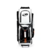Genesis Sleek Gloss 3 Ball Triple Roller White Black Bowling Bag - Image 5