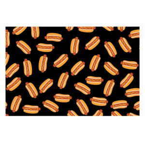 Plain Hotdogs Bowling Towel