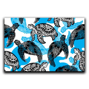 Plain Sea Turtle Bowling Towel
