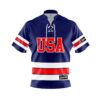 USA Sweater Fast Track CoolWick Bowling Jersey