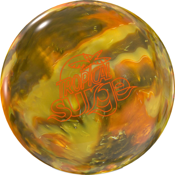 Storm Tropical Surge Gold Bronze Medallion bowling ball