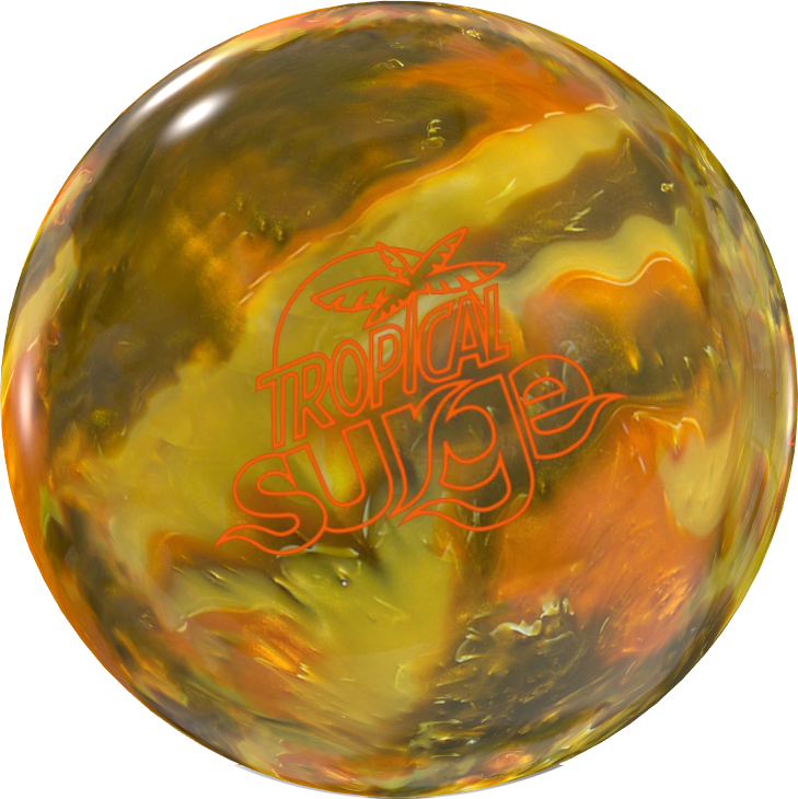 Storm Tropical Surge Gold Bronze Medallion bowling ball