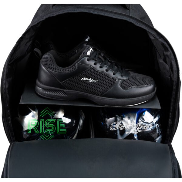 KR Deuce Backpack Diamond 2 Ball Bowling Bag - shoe compartment detail