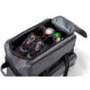 KR Strikeforce Konvoy 2 Ball Double Roller Black Smoke Bowling Bag - shoe and accessory compartments