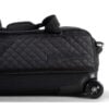 KR 3 Ball Diamond Black Slim Triple Roller Bowling Bag - side close-up