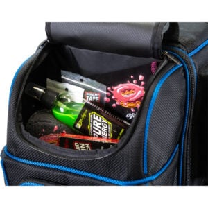 KR Strikeforce Cruiser 4x4 Black Royal 4-Ball Bowling Bag - shoe and accessory compartments