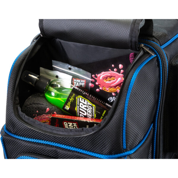 KR Strikeforce Cruiser 4x4 Black Royal 4-Ball Bowling Bag - shoe and accessory compartments
