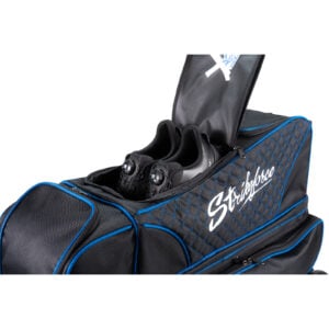 KR Strikeforce Cruiser 4x4 Black Royal 4-Ball Bowling Bag - shoe compartment detail