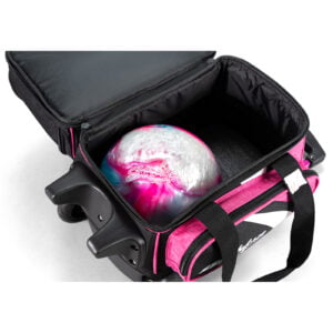 KR Cruiser 1 Ball Single Roller Pink Bowling Bag - ball compartment detail