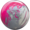 Brunswick Fury Pink Ice Silver bowling ball