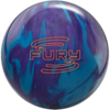 Brunswick Fury Purple Blue bowling ball