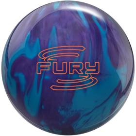 Brunswick Fury Purple Blue bowling ball