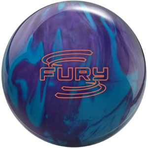 Brunswick Fury Purple Blue bowling ball