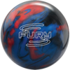Brunswick Fury Red Blue Black bowling ball