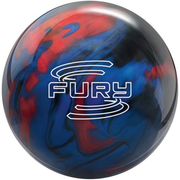 Brunswick Fury Red Blue Black bowling ball