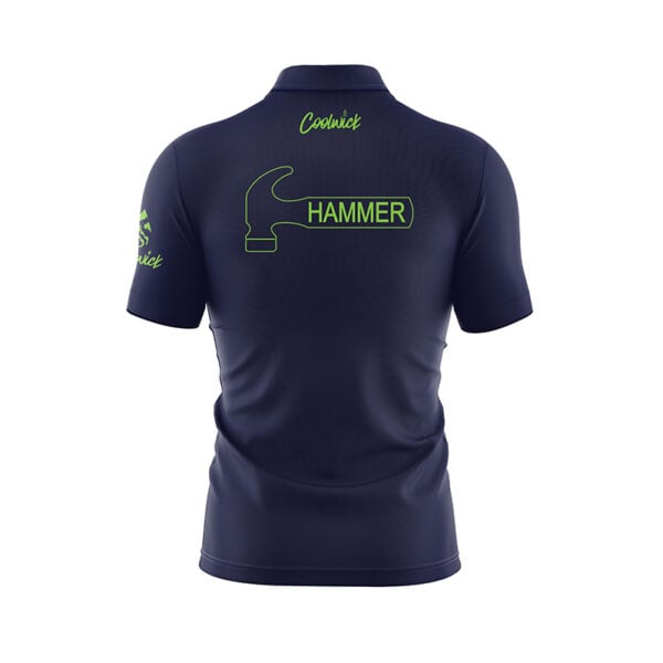 Hammer Deep Ocean Vibe Fast Track CoolWick Bowling Jersey - Image 2