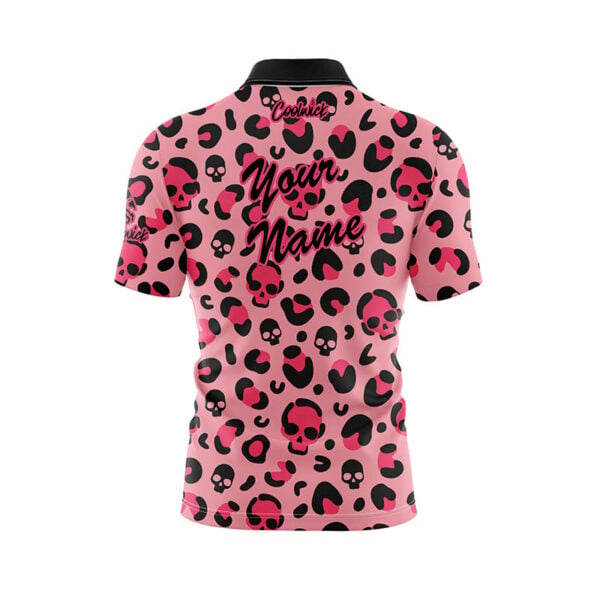 Dangerously Pink Fast Track CoolWick Bowling Jersey - Image 3