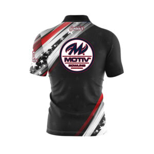 Alternative view of Motiv Starstrike Quick Ship CoolWick Sash Zip Bowling Jersey