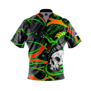 Plain Neon Serpent Rocket Bowling Jersey