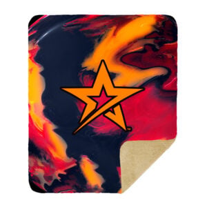 Alternative view of Roto Grip Wicked Gremlin Sherpa Lined Throw Blanket