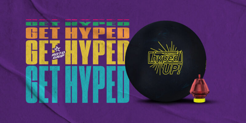 Roto Grip hyped UP bowling ball