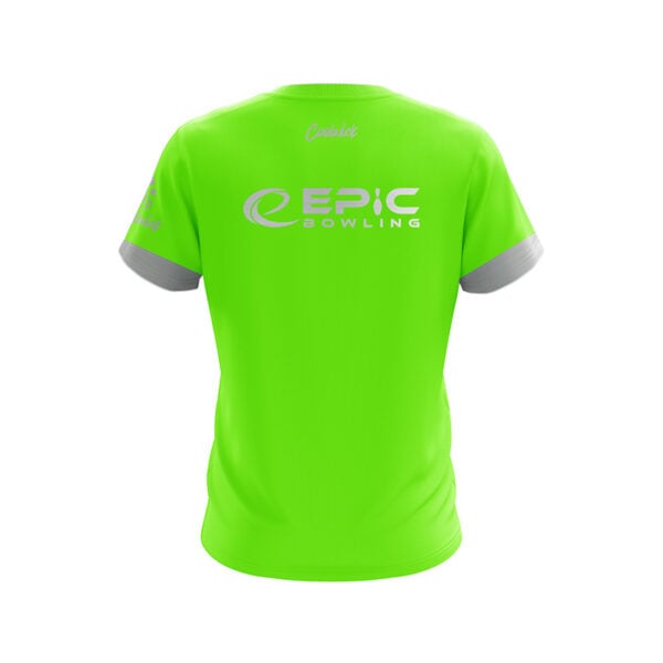 Epic Boost T-1 Neon Semi-Custom CoolWick Bowling Jersey - Image 2