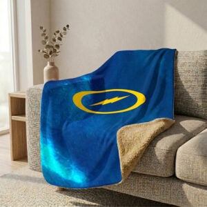Storm IQ Tour Sapphire Sherpa Lined Throw Blanket