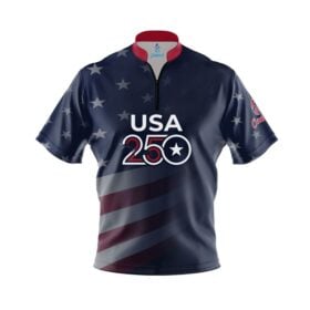 USA 250 Fast Track CoolWick Bowling Jersey
