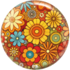 Brunswick Retro Flowers Viz-A-Ball bottom
