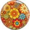 Brunswick Retro Flowers Viz-A-Ball top