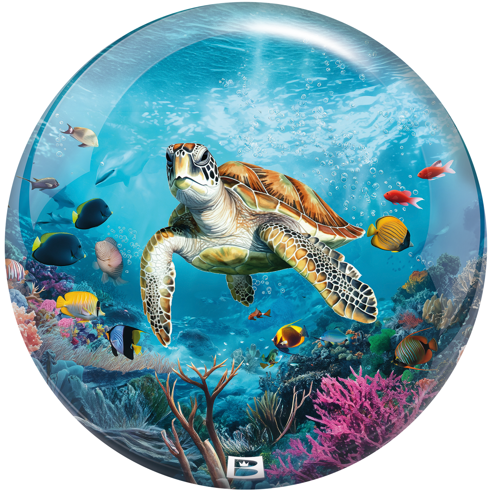 Brunswick Sea Turtle Viz-A-Ball bottom