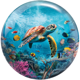 Brunswick Sea Turtle Viz-A-Ball top