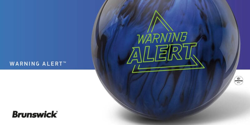 Brunswick Warning Alert bowling ball