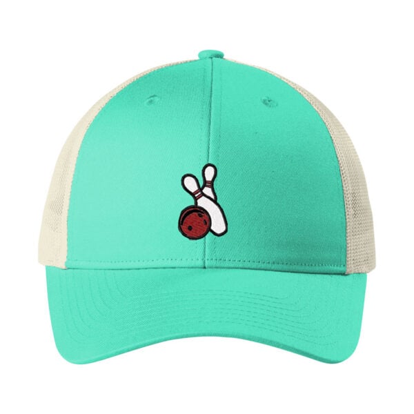 Low-Profile Snapback Trucker Bowling Hat - Image 3