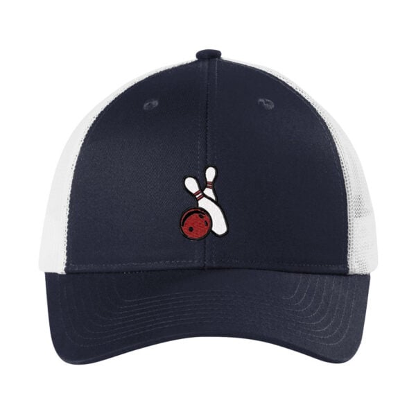 Low-Profile Snapback Trucker Bowling Hat - Image 2