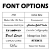 CoolWick jersey name font options
