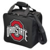 KR Strikeforce The Ohio State University Buckeyes Single Tote Bowling Bag - angle view