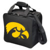KR Strikeforce University of Iowa Hawkeyes Single Tote Bowling Bag - angle view