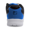KR Strikeforce Glitz Black Blue Womens Bowling Shoes - heel view