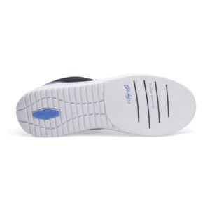 KR Strikeforce Glitz Black Blue Womens Bowling Shoes - right outsole