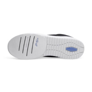 KR Strikeforce Glitz Black Blue Womens Bowling Shoes - left outsole