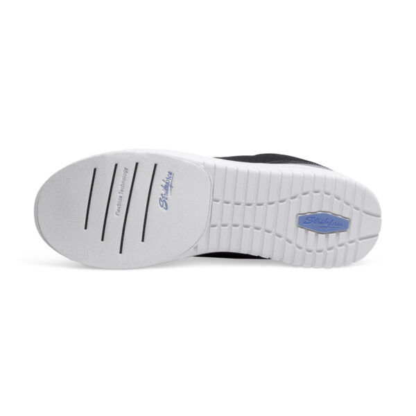 KR Strikeforce Glitz Black Blue Womens Bowling Shoes - left outsole