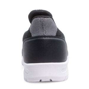 KR Strikeforce Rhythm Dark Grey Pink Womens Bowling Shoes - heel view